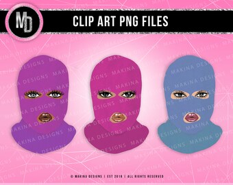 Ski Mask Art Etsy