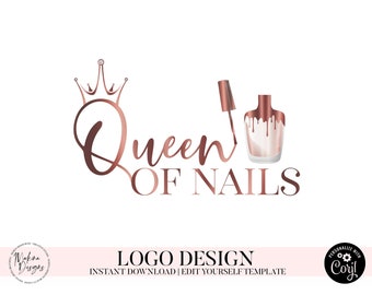 Nail Technician Logo Etsy