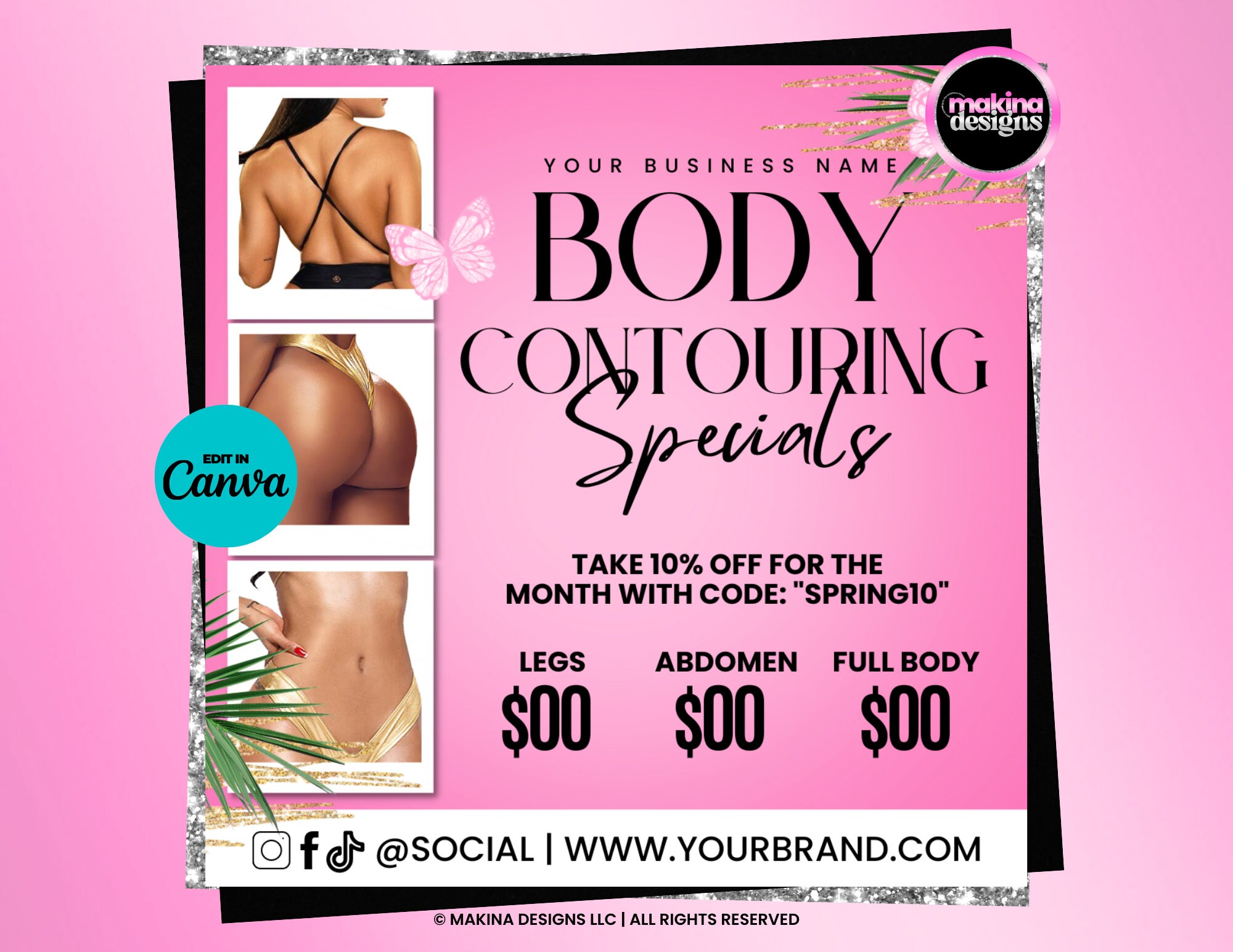 Body Contouring template, Body Sculpting, Spring sale, Body Contouring, Contouring, detox wraps, wood therapy, skincare