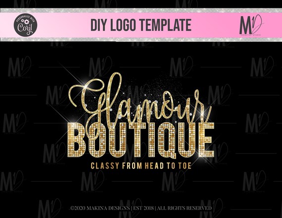 BOUTIQUE LOGO DESIGN store logo Logo design Logo Premade | Etsy