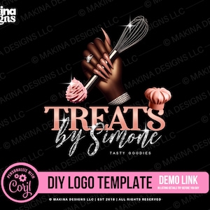 BAKING LOGO DESIGN, Cake logo, Logo design, Logo, Premade logo, Logo Template, baking, pastry, sweets, chef, baker, logo