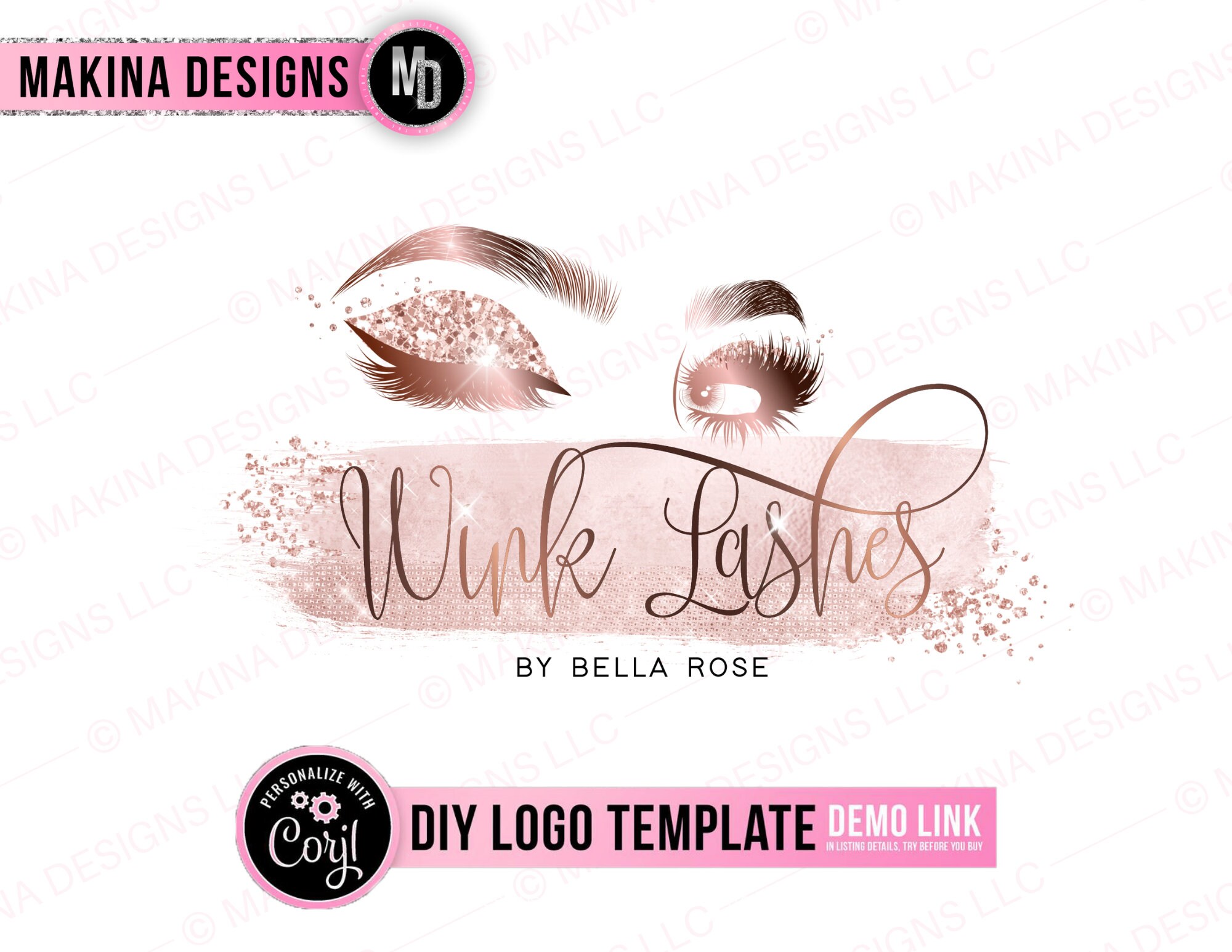 Lash Logo Design, Eyelash Logo Design, Eyelash Logo, Logo design, Las…