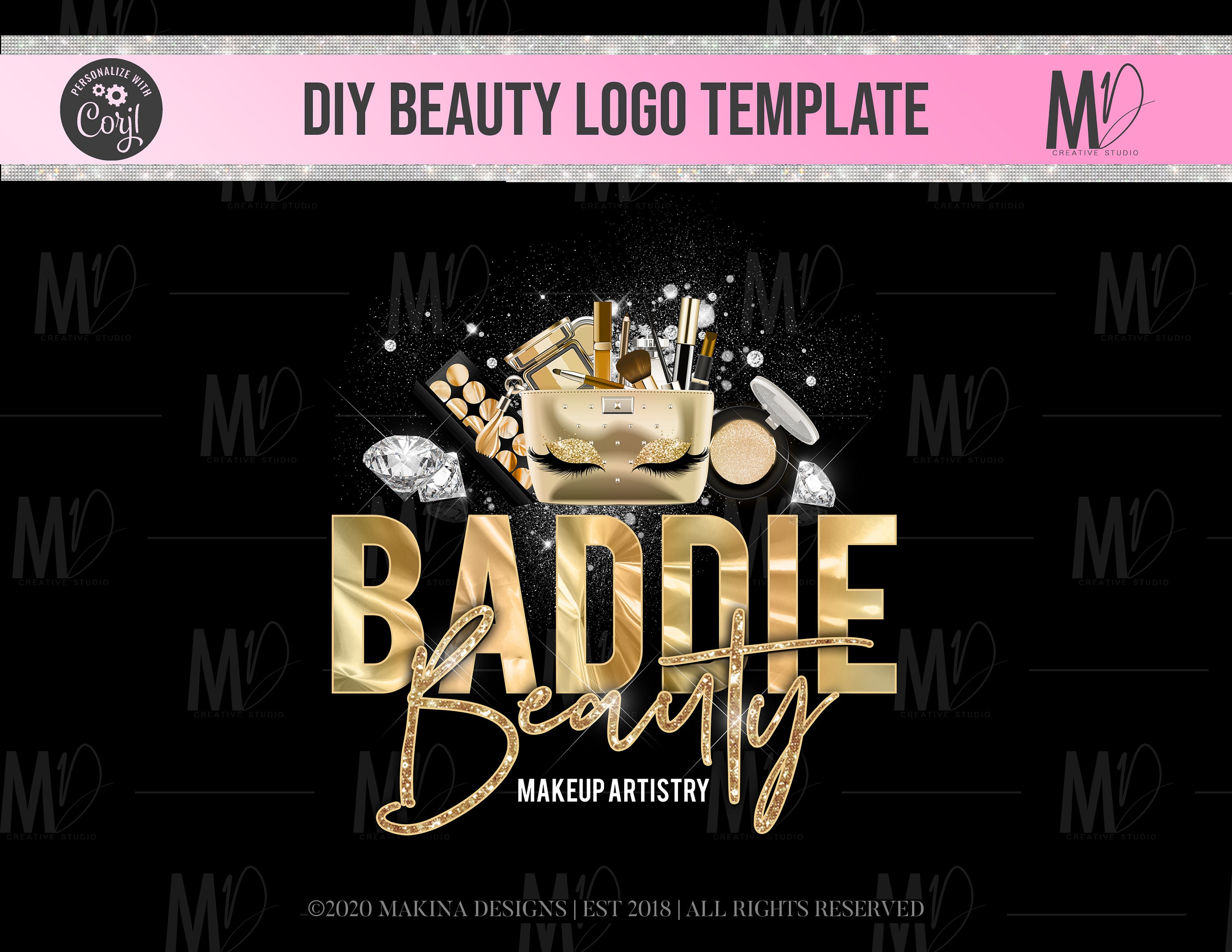 Makeup Logo Design Beauty Logo Logo Design Logo Premade Etsy Makeup Logo Design Beauty Logo Logo Design Logo Premade Etsy