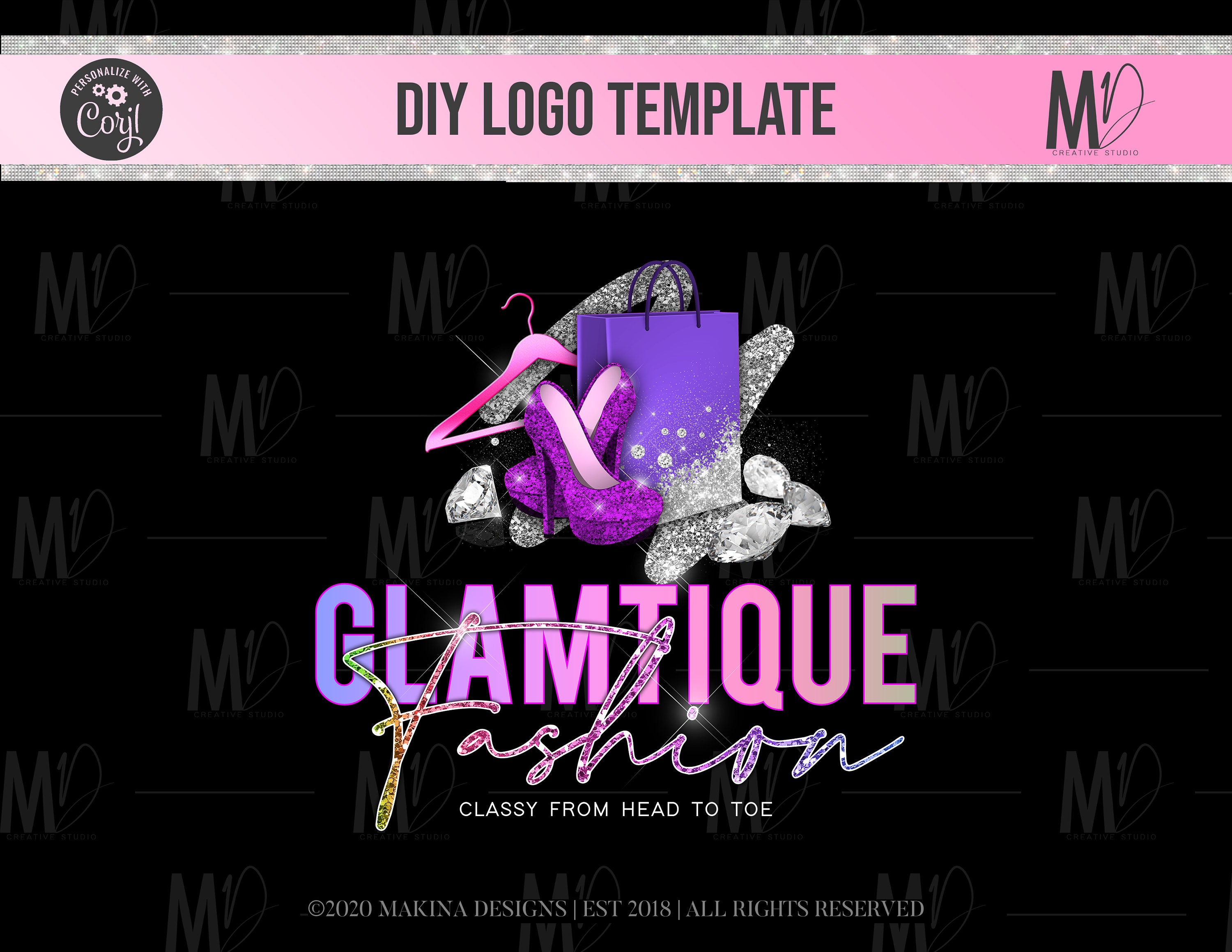 Boutique Logo Design Store Logo Logo Design Logo Premade Etsy