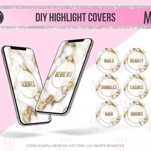 DIY Instagram Highlight Icon Covers Instagram Stories | Etsy