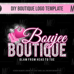 BOUTIQUE LOGO DESIGN, store logo, Logo design, Logo, Premade logo, Logo Template, shopping, online store logo, shop logo, fashion, clothing
