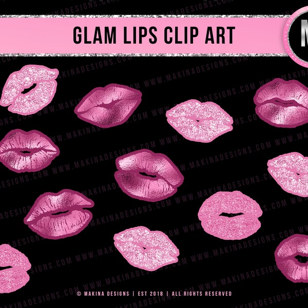 GLAM LIPS CLIPART, lips png, hand drawn lips, lips clip art, clipart, lips illustration