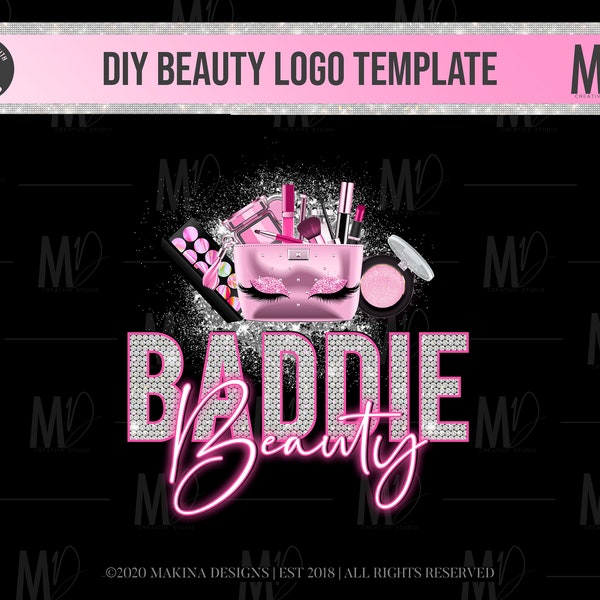 MAKEUP LOGO DESIGN, lips Logo, Logo design, Logo, Premade logo, Logo Template, makeup artist, beauty salon, beauty logo