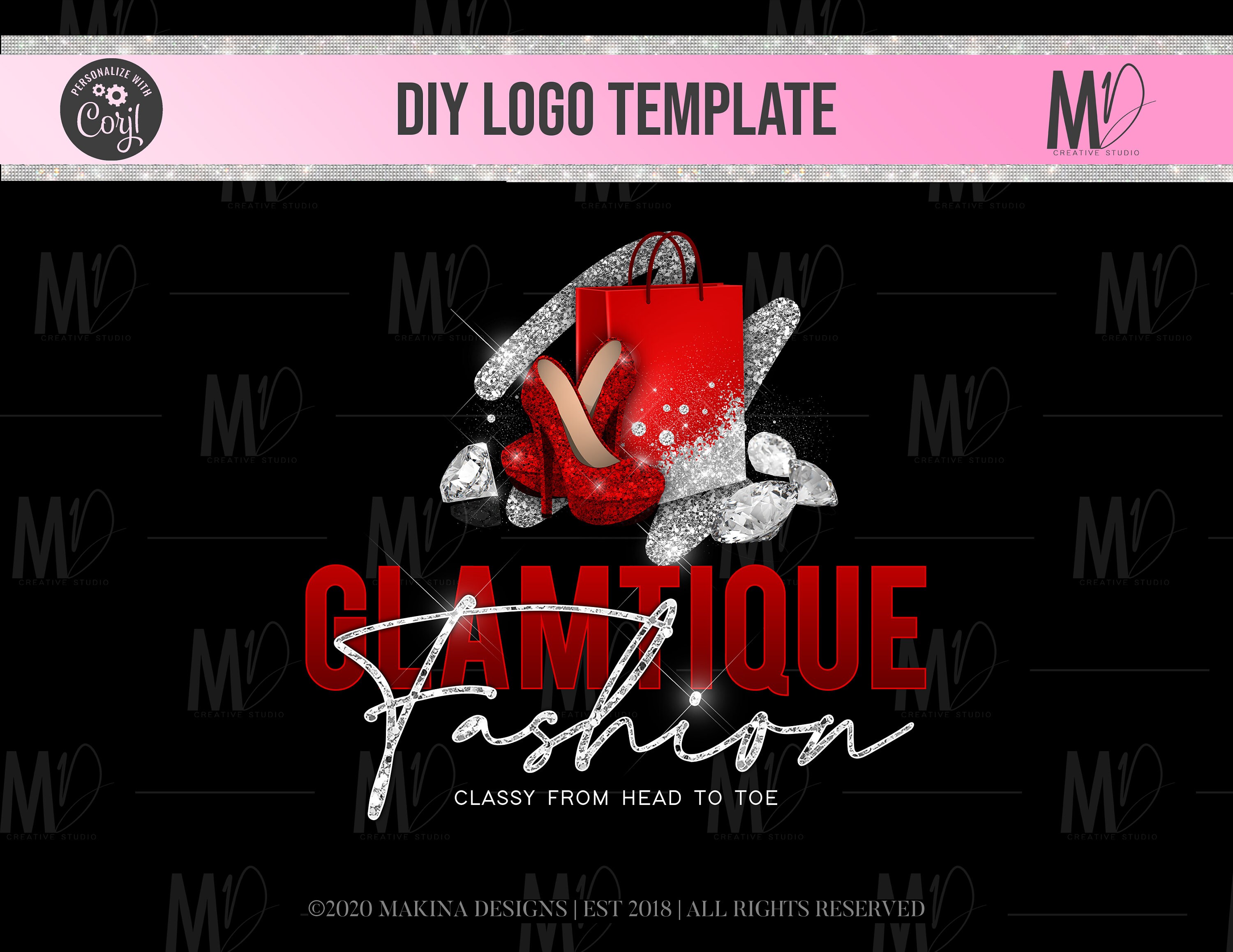 Boutique Logo Design Store Logo Logo Design Logo Premade Etsy