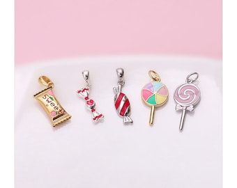 Pendant I Love Chocolate Charm Antique Silver Candy Charm Heart Charm Candy Bar