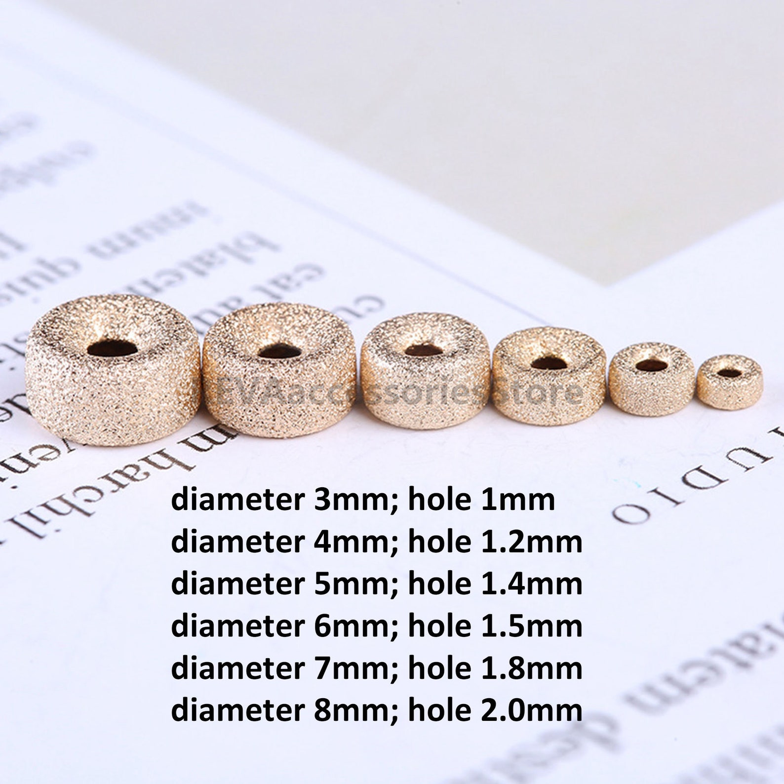 14K Gold Filled Round Spacer Beads Spacer bead Gold Filled Etsy