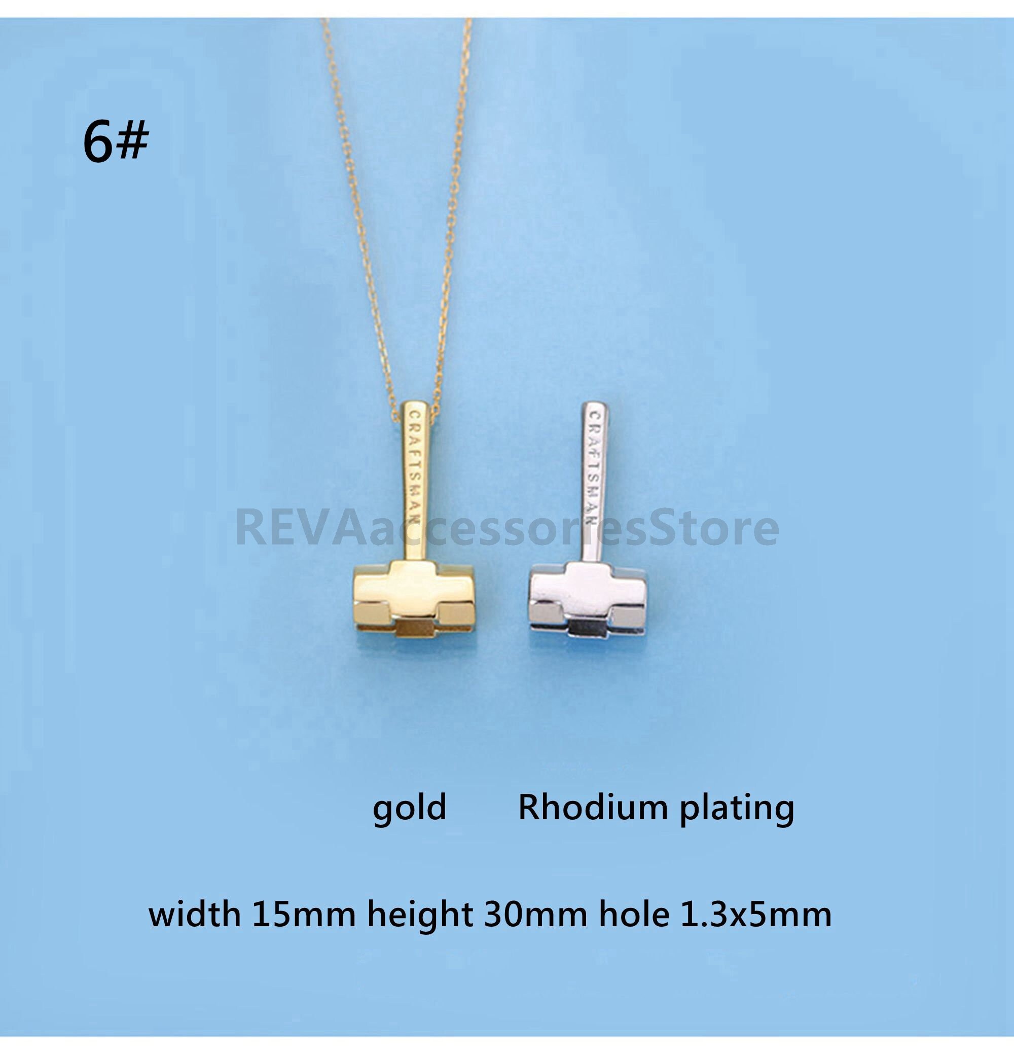 Sterling Silver Hammer Charm Pendant Hammer Bracelet Hammer Etsy