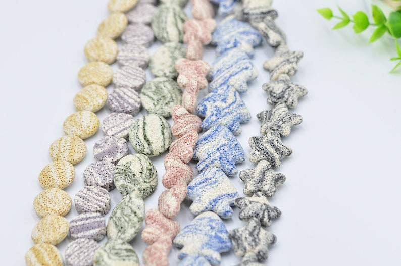 Mix pink little butterfly Volcanic stone beads 20pcs pendant multi color 20*8*20mm earrings Sweater chain bracelet jewelry making