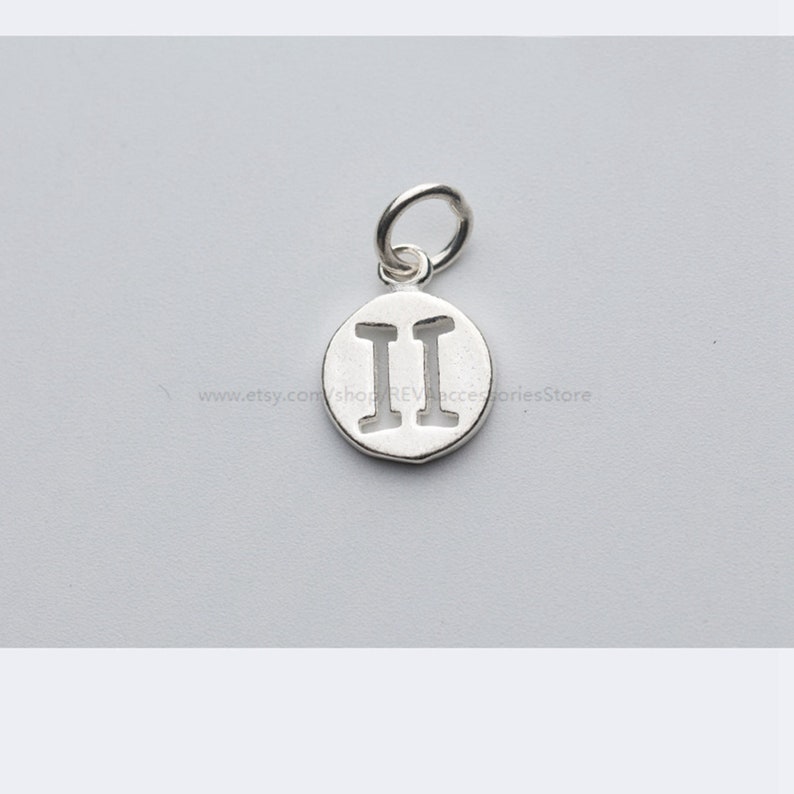 Sterling Silver zodiac charm 925 silver zodiac Pendants Etsy