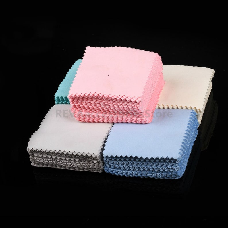 50100pcs Sterling Silver Polishing cloth Cleaning Cloth Etsy