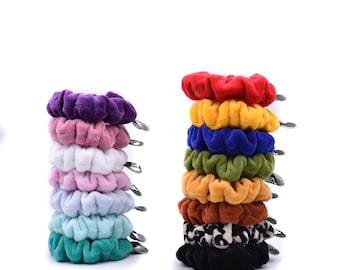 MINI Scrunchie / Samt Haargummi mehrere Farben / baby Scrunchie