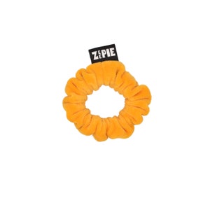 ZEEPIE scrunchie / yellow velvet baby scrunchie / handmade
