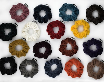 mini SCRUNCHIE / the softest velvet scrunchies / handmade