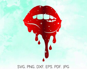 Free Free 336 Dripping Biting Lips Svg SVG PNG EPS DXF File