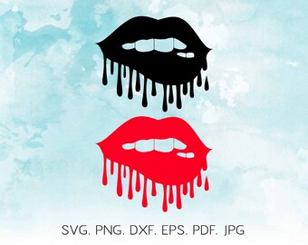 Free Free 260 Dripping Biting Lips Svg SVG PNG EPS DXF File