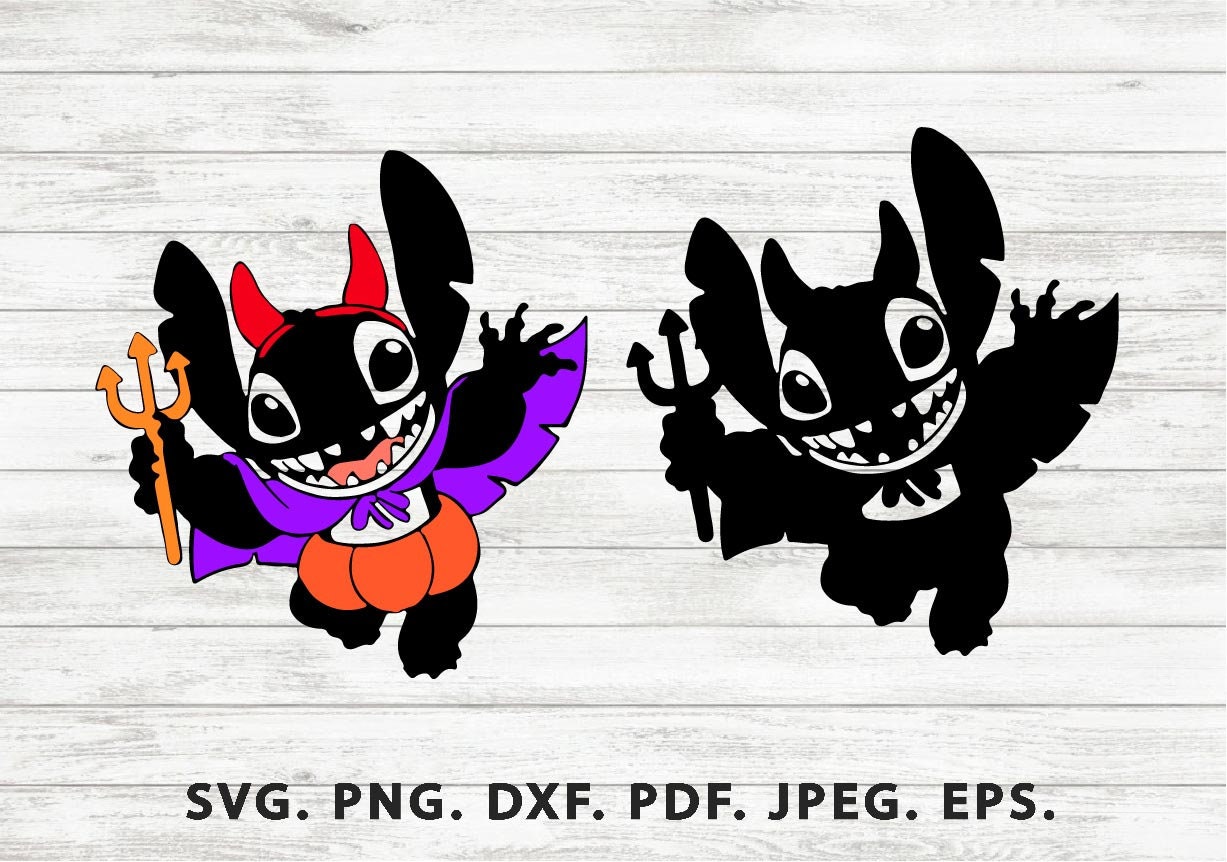 Download Stitch Svg Halloween Svg Disney Halloween SVG Lilo and | Etsy