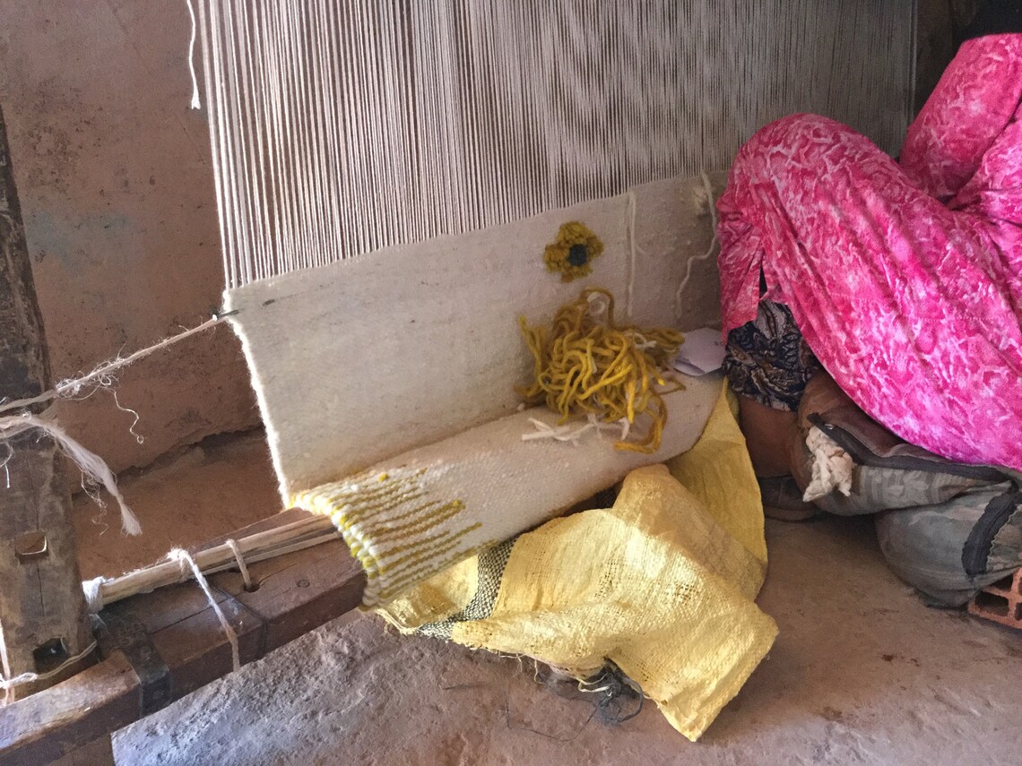 Fair Trade flachgewebter Teppich oder dicke Überdecke | Etsy