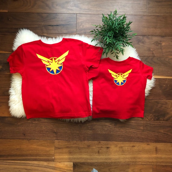 captain marvel toddler shirt