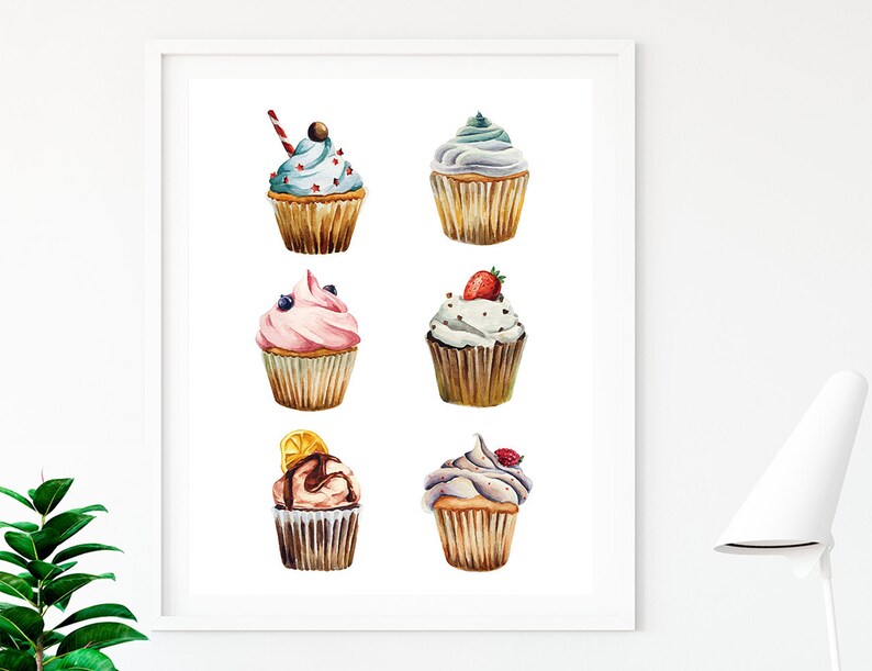 Kitchen Art, Kitchen Wall Kitchen Printable Kitchen Poster, Art, Wall  Cupcake Prints, Cupcake Printable, Cupcake Cupcake Print, Art, Decor,
