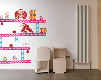 Donkey Kong Decal Etsy