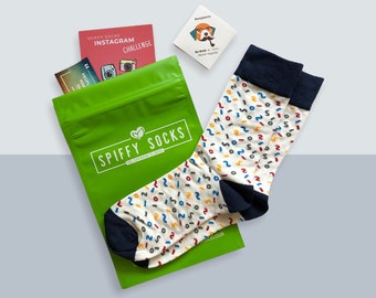 Bamboo Fiber Socks - Eco Friendly Spiffy Socks - Confetti