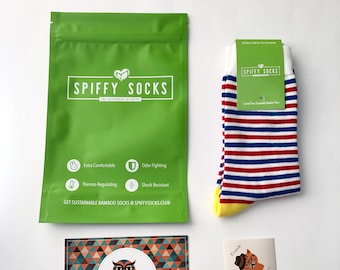 Bamboo Fiber Socks - Eco Friendly Spiffy Socks - Almighty