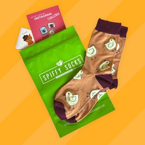 Bamboo Fiber Socks - Eco Friendly Spiffy Socks - Baby Chicks
