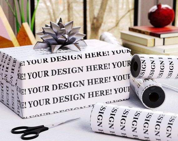 Wrapping Paper Mockup, Smart Gift Wrap Mockup, Wrapping Paper Rolls Mockup, Wrapped Present Mockup, Wrapped Gift Mockup, Birthday, Christmas