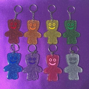 Glitter Sour Patch Keychain