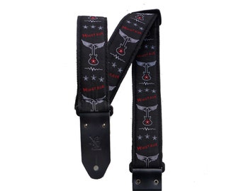woven guitar strap / Custom Guitar Strap / personalized guitar strap