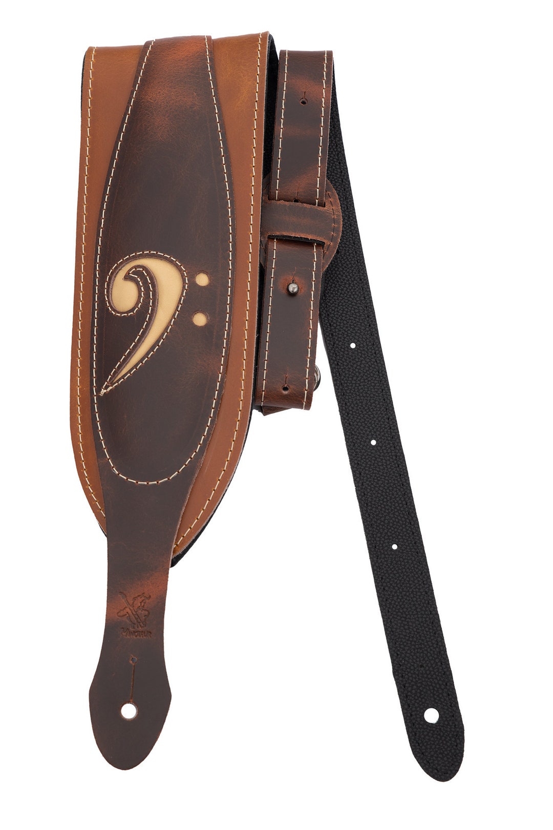 ULTRA WIDE Bass Guitar Strap Bass Leather Strap Custom Bass Strap Comfy ...