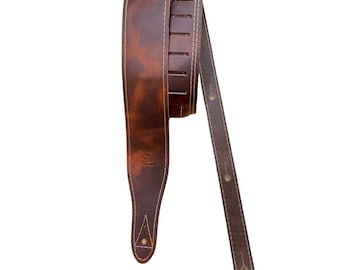 Vintage Guitar Strap | leather guitar strap | custom guitar strap