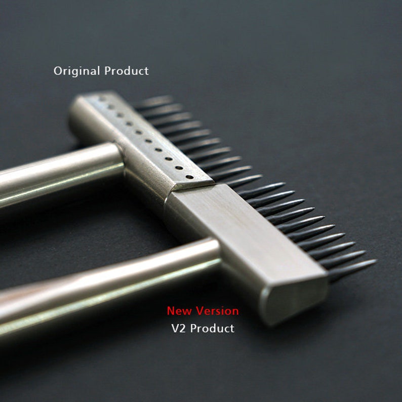 KSBladePunch / Pricking Irons V2 Silver for High Quality Leathercraft Tools / Ksblade / KSB image 7