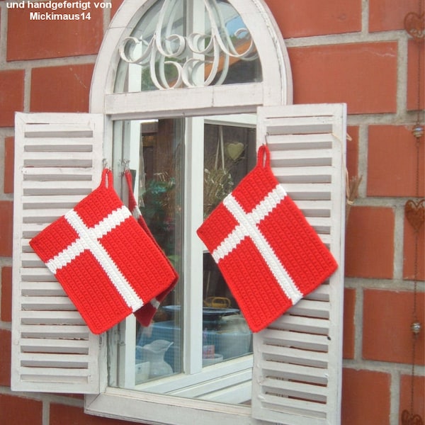 Topflappen Flagge Dänemark