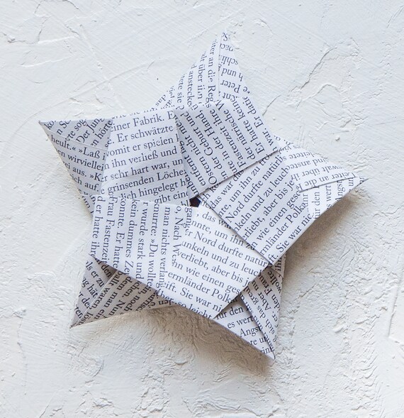 5 Set Paper Starsorigami Newspaperdiameter 95 Cmconstruction Boxorigamipaper Stars