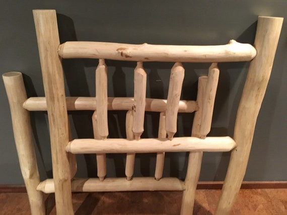 Twin Log Headboard And Footboard Etsy
