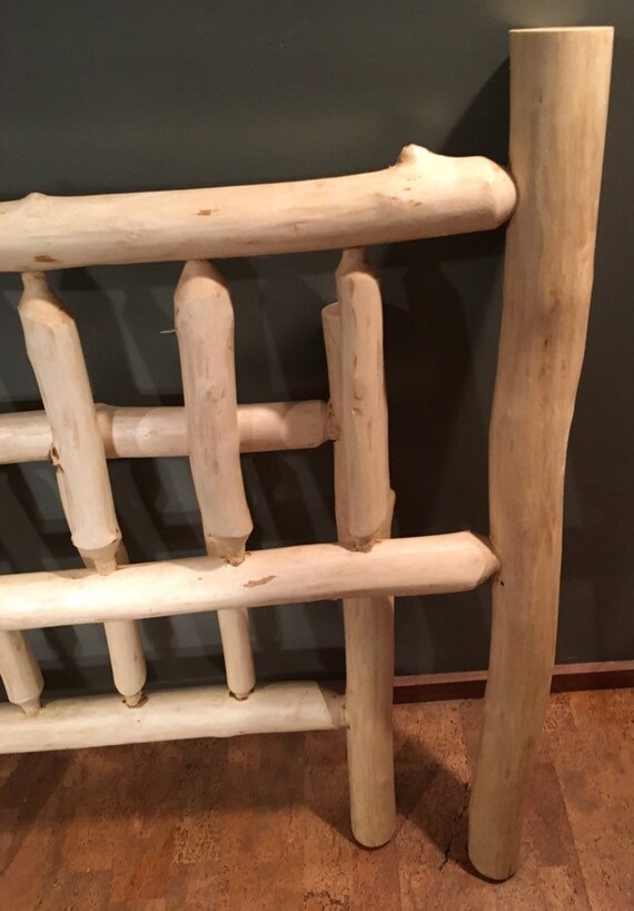 Twin Log Headboard And Footboard Etsy