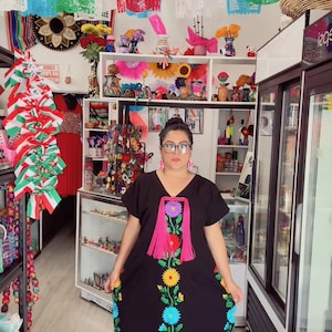 Huipil Oaxaca Traditional Mexican Dress Casual Comfort size Large huipil