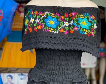 off shoulder  mexican blouse