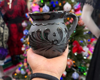 Taza de barro mexikanischer caffe becher mexikanischer handbemalter Tonkeramikbecher