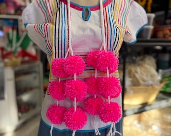 Tlacoyales hair accessories Mexican briad Oaxaca trenza