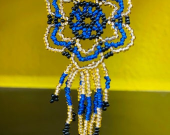 Beautiful Huichol Earrings chaquira
