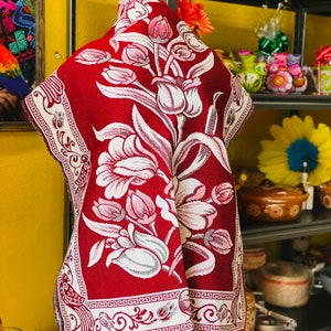 Handwerklich hergestellter mexikanischer Schal: Authentischer Rebozo Mexicano