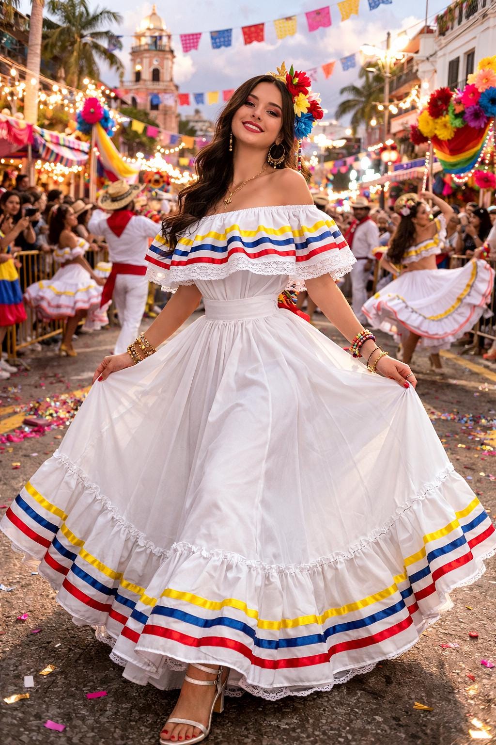 Colombian Traditional Dress for Women - Etsy