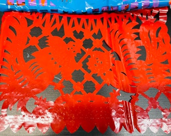 papel picado mexican banners plastic